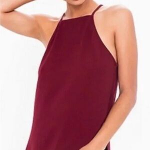 American Apparel Burgundy Tank Top
